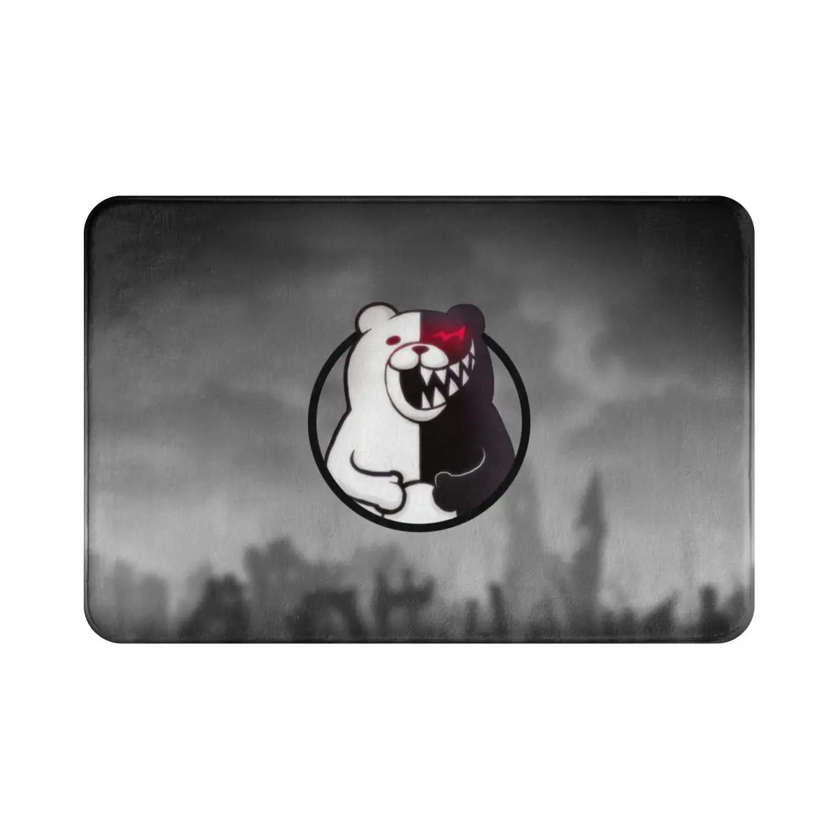 

40cmX60cm Danganronpa Monokuma absorbent non-slip door mat bath mat floor mat