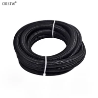 122 536 m an4 an6 an8 an10 nylon stainless steel braided brake gas oil cooler fuel line hose cpe synthetic rubber fuel pipe