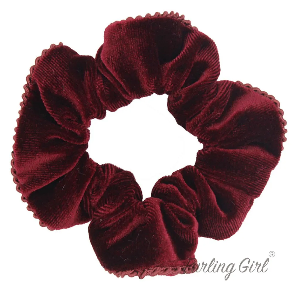 1 шт. женская бархатная резинка для волос на спирали |