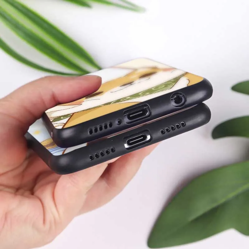 Для Xiaomi Redmi note 7 8 pro 7a k20 5 6 4x Мягкий силиконовый чехол для телефона Косплей shiba Лисья