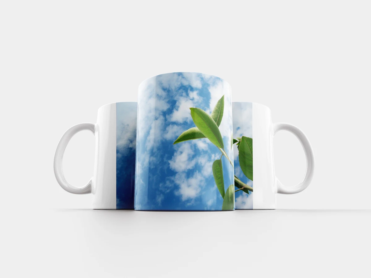 Кружка &quotфилиал закрыть крупный план&quot 320 мл | Дом и сад