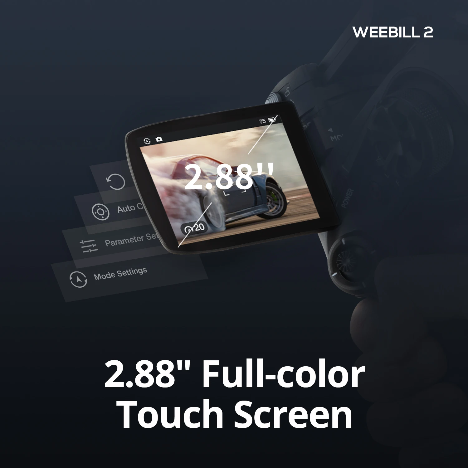 Zhiyun weeball 2 Стабилизатор камеры для DSLR беззеркальных камер видео стабилизатор с Sony