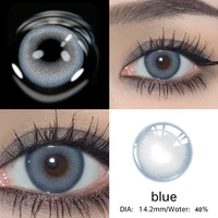 eyewish 2pcspair color contact lenses fashion make up beautiful pupil contact lens with degree power blue brown grey yellow