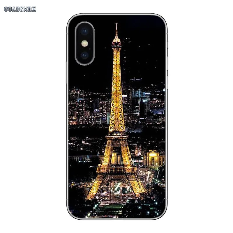 Soft Transparent Shell Covers Paris France Eiffel Tower For iPhone 11 X XR XS Pro MAX 4 4S 5 5S SE 5C 6 6S 7 8 Plus | Мобильные