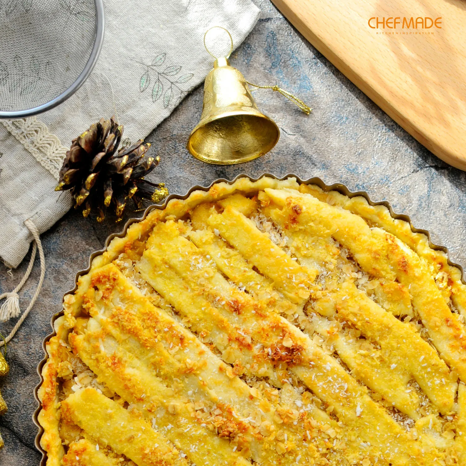Форма для пирога CHEFMADE 9 5 дюйма со съемным дном антипригарная круглая форма кекса