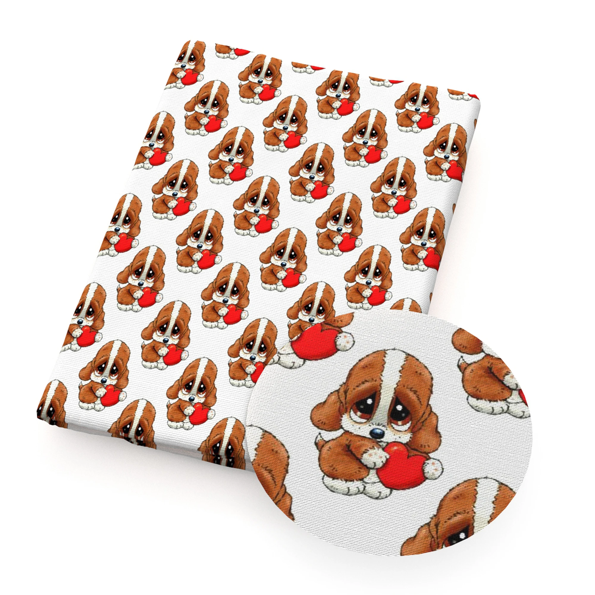 Половинная японская аниме собака пинт полиэстер хлопок материал лоскутное шитье