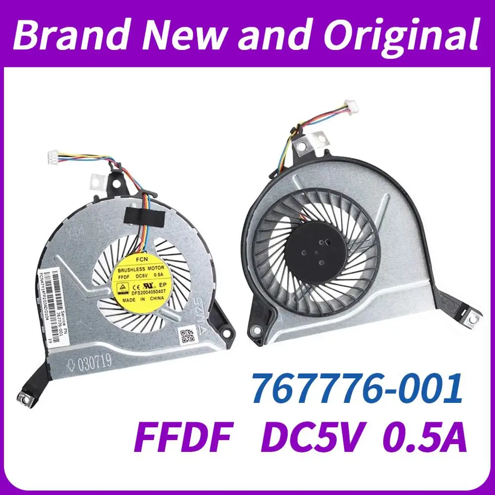 Новый оригинальный ноутбук вентилятор охлаждения для HP Pavilion 15-P 14-V 14-U 15T-K 15-K 17-F
