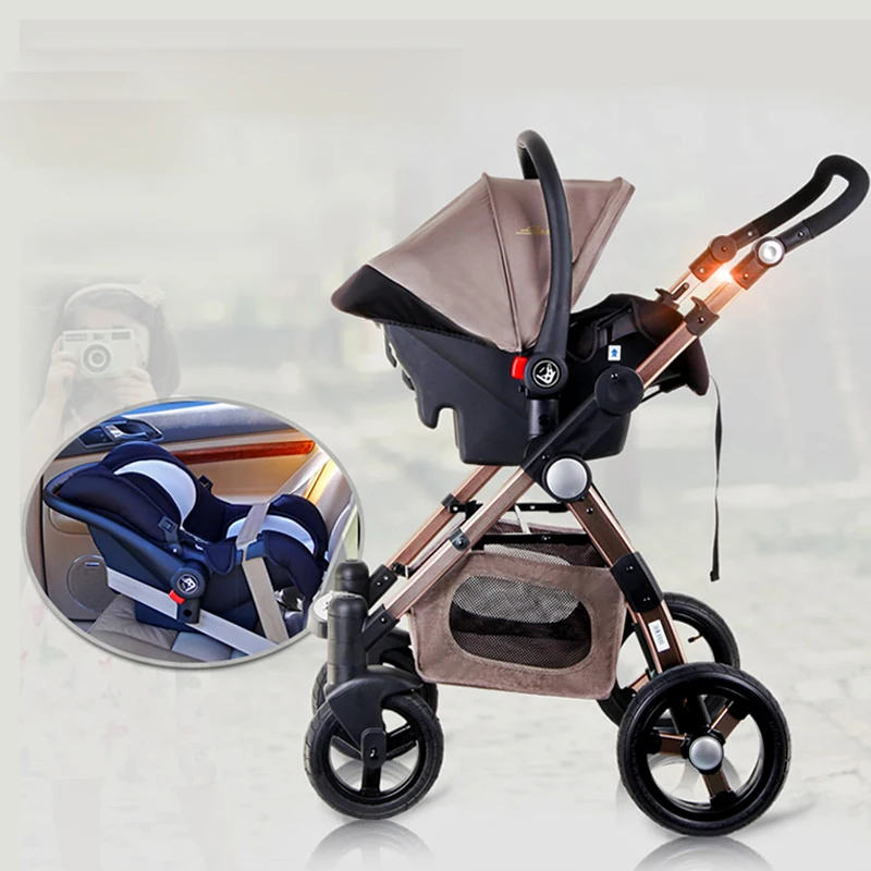 GoldBaby детская коляска 2 в 1 3 Детские автокресла России бесплатная доставка|baby