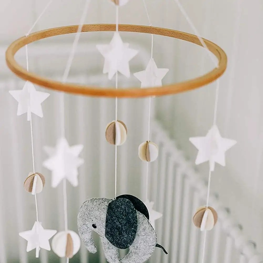 

Baby Rattle Mobile Toys Crib Toy Bed Hanging Newborn Wind Chimes Bell Nordic Kids Room Decoration Photography Props