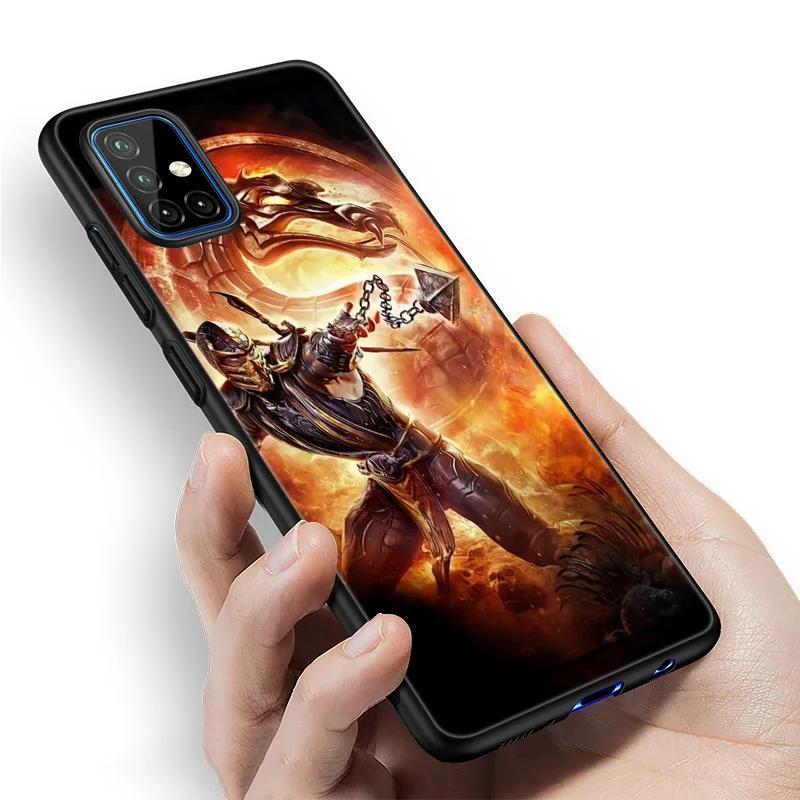 Mortal Kombat Phone Case For Samsung Galaxy A12 A02S A22 A32 A52 A72 A71 A51 A41 A31 A21 A11 A50 A70 A10S A20S Black Soft Cover