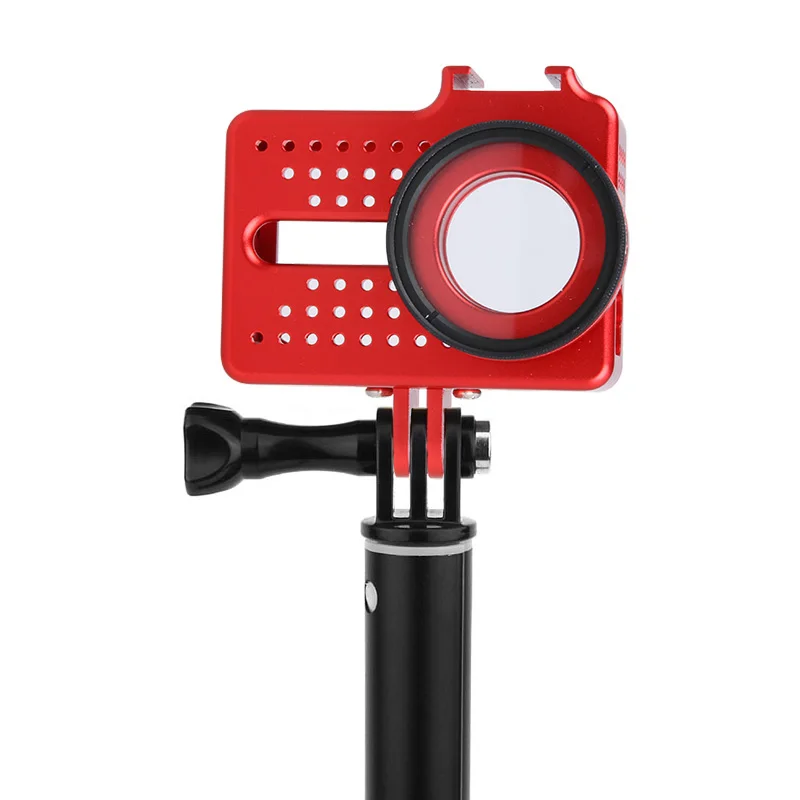 For xiaomi yi 4K camera accessories Aluminium Alloy Metal Housing Frame Protective Case +UV filter for Xiaomi Yi II 4k 4K+camera |