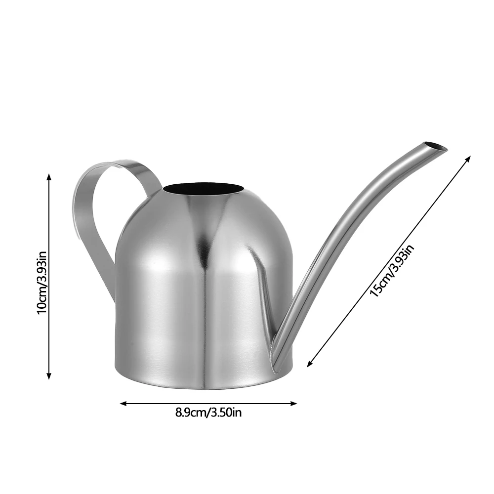 

Stainless Steel Watering Can Modern Style Long Spout Garden Greenhouse Home Indoor Outdoor Plants Sprinkler Watering Pot