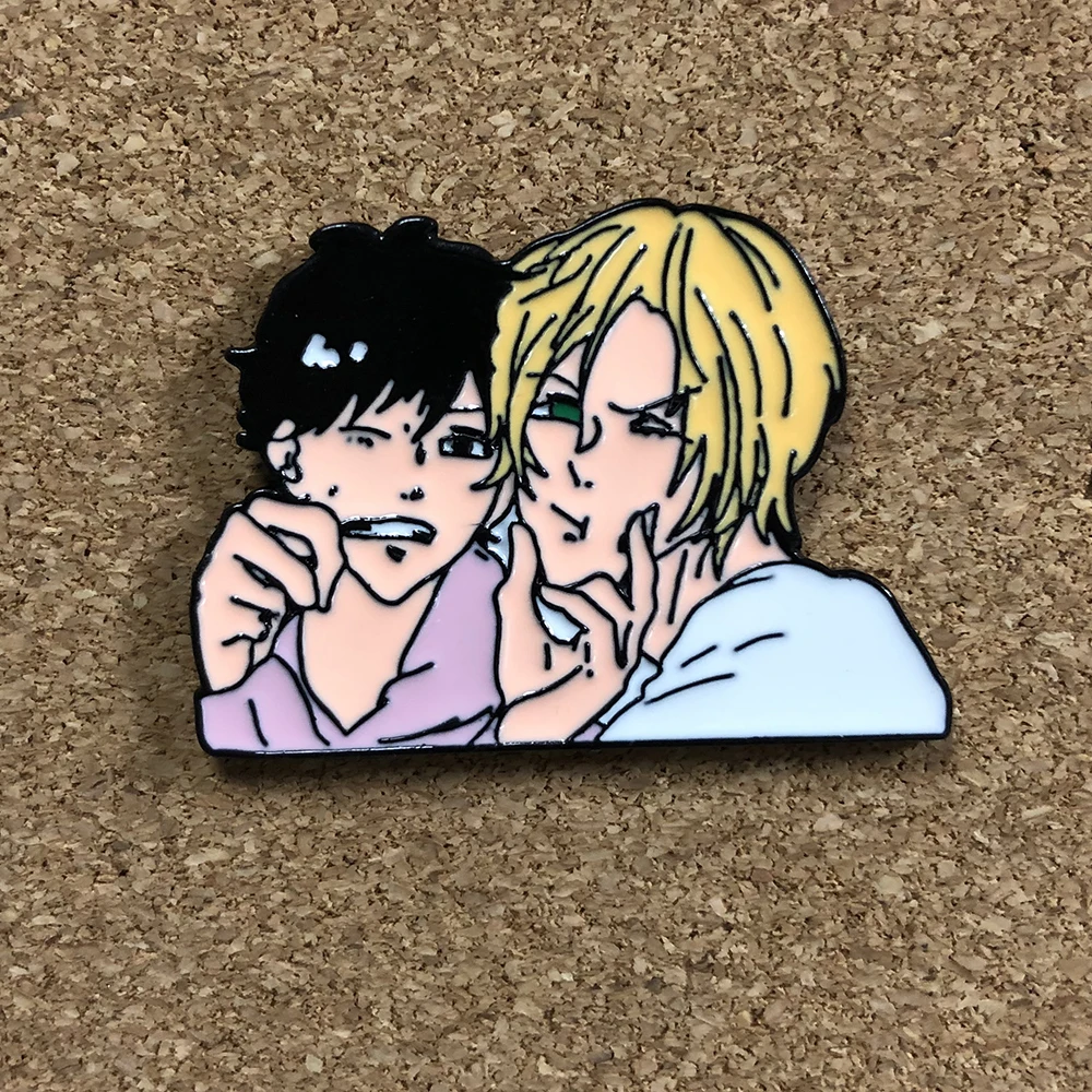 Женская эмалированная брошь в виде рыбки банана с эмалью | Украшения и аксессуары