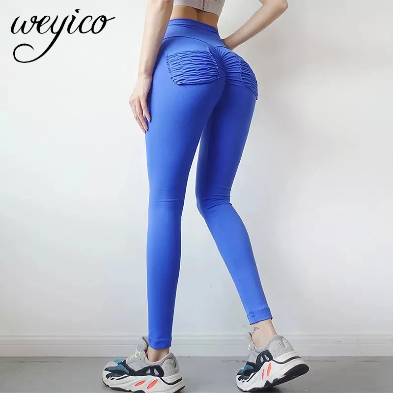 Безшовные леггинсы для йоги с высокой талией, узкие, сексуальные, для фитнеса и тренировок, женские, эластичные, с карманами, для спорта в зале, на тренировках и в повседневной жизни.