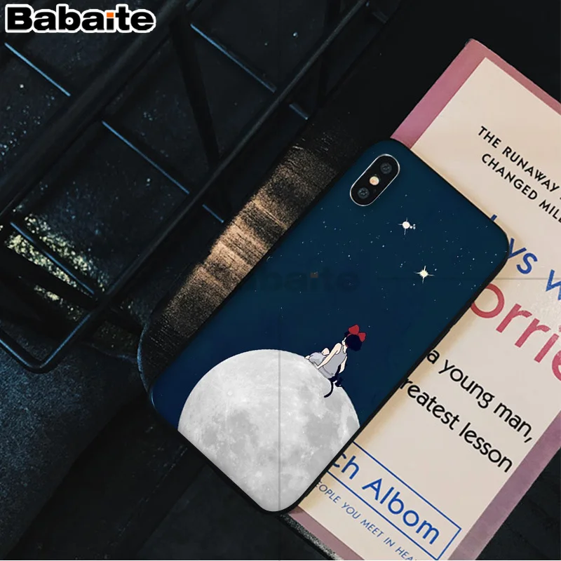 A4 Babaite Kikis служба доставки ТПУ черный чехол для телефона чехол для iPhone X XS MAX 6 6S 7 7plus 8 8Plus 5 5S XR - Цвет: A4