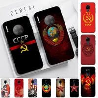 yinuoda soviet union ussr flag phone case for huawei mate 20 10 9 40 30 lite pro x nova 2 3i 7se