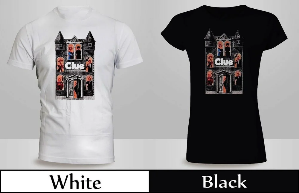 Новая футболка с рисунком из фильма Ключ Мужская черная и белая рубашка