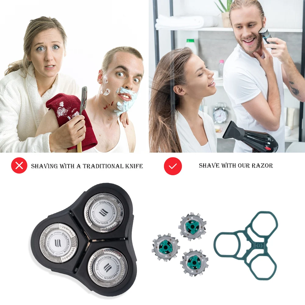 Сменные лезвия для бритвы RQ11 запасные Philips RQ1150/1190/1180/1160/YS1106 | Бытовая техника