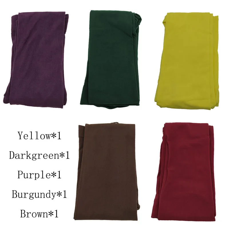 5 Pairs Sexy Women Tights 120 Denier Velvet Pantyhose Candy Color Female Tights Spring and Autumn Winter Thin Leg Medias