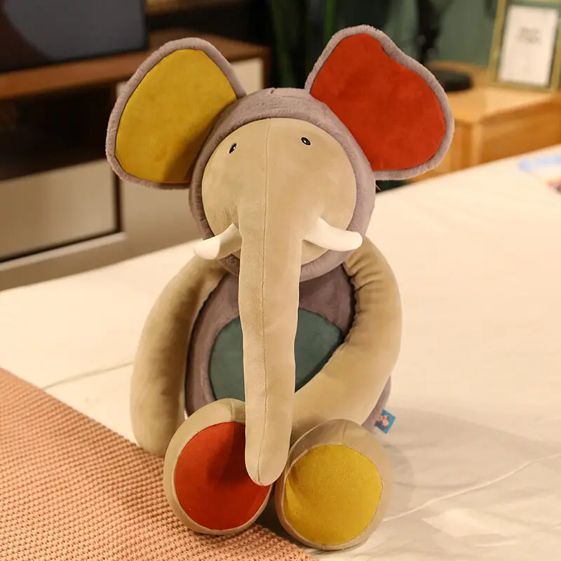

Newest Unique Comfortable Stuffed Animal Bear Elephant Bunny Plush Doll Soft Toy Pillow Hug Gift for Kids Children Home Decor