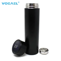 intelligent 304 stainless steel thermos with temperature display smart travel water bottle vacuum flask thermoses coffee cup mug