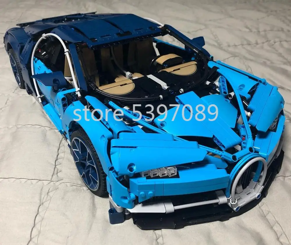 В наличии 20086 Модели Строительные блоки техника кирпичи суперкар Bugatti чугун