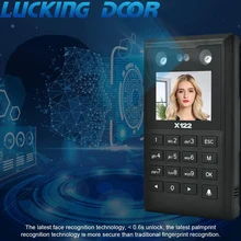 2.8 inch TCP/IP Face Recognition Access Control 125Khz RFID Keypad System Software Biometrics Password