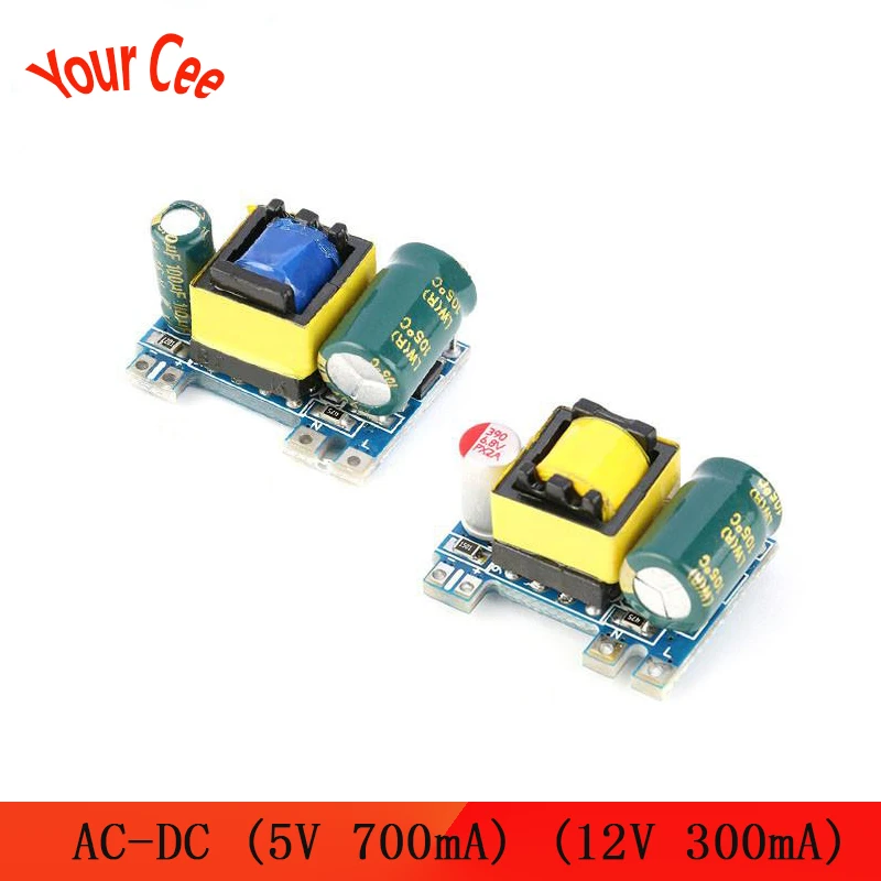 AC DC 5V 700mA 12V 300mA 3 5 W изолированный модуль источника питания понижающий