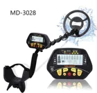 MD-3028 металлоискатель для взрослых и детей, золотоискатель с водонепроницаемой чувствительной катушкой 22 см, полностью металлический, режимы PP и диск
