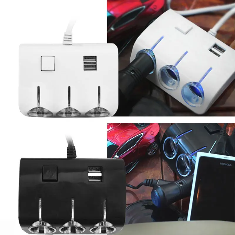 Автомобильное зарядное устройство с двумя USB портами 5 В 2020 А|Адаптер питания| |