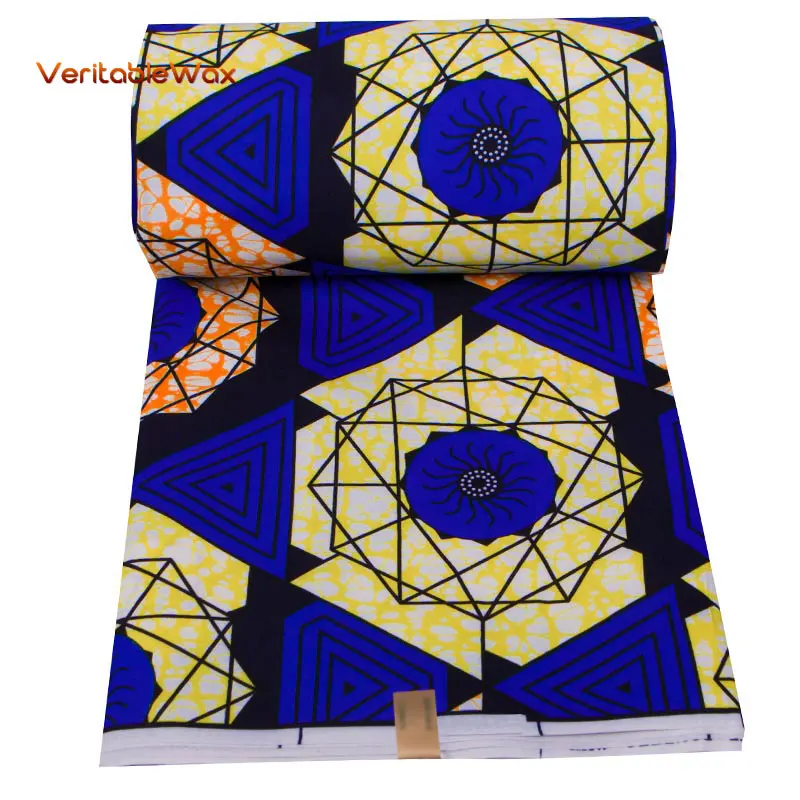 Анкара Африканский Воск принты ткань для пэчворка 100% полиэстер реальные воск