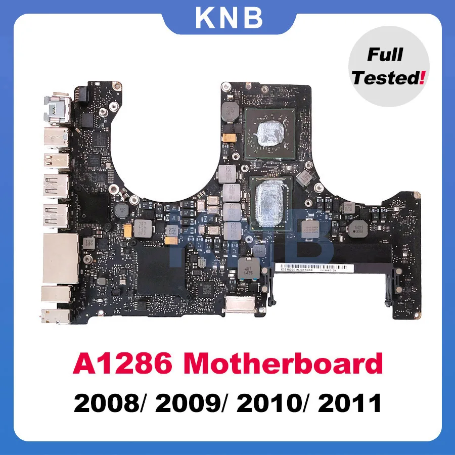 Оригинальная материнская плата для MacBook Pro 15 дюймов A1286 2008 820 2330 A 2009 2523 B 2010 2850 2011 2915