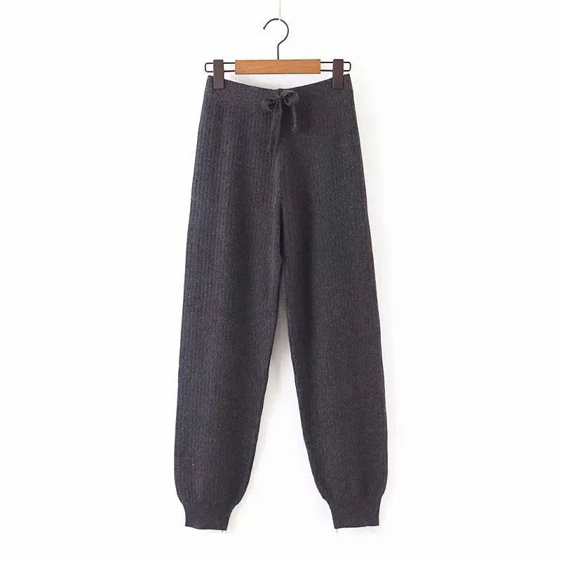 Европейские и американские модные трикотажные брюки для отдыха XL42 2141| |