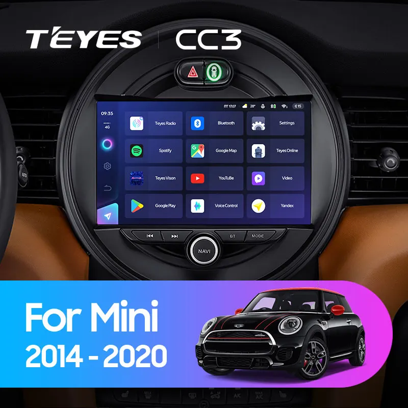 TEYES CC3 Штатная магнитола For БМВ Мини BMW Mini 2014 - 2020 до 8-ЯДЕР 6 + 128ГБ 27EQ DSP автомагнитола