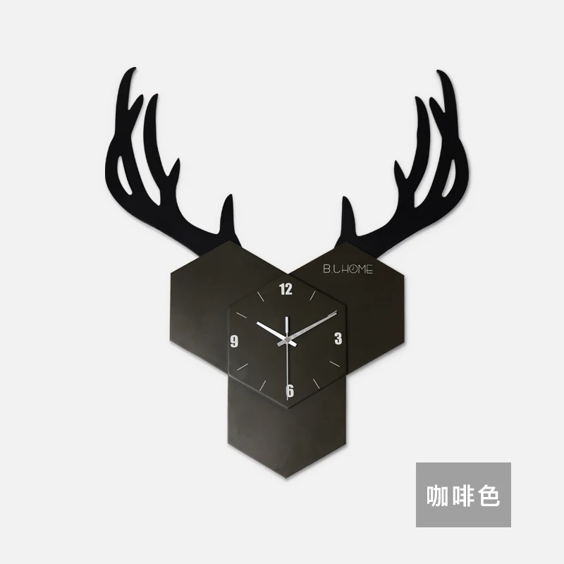 Минималистичные настенные часы с геометрическим дизайном тихие в скандинавском