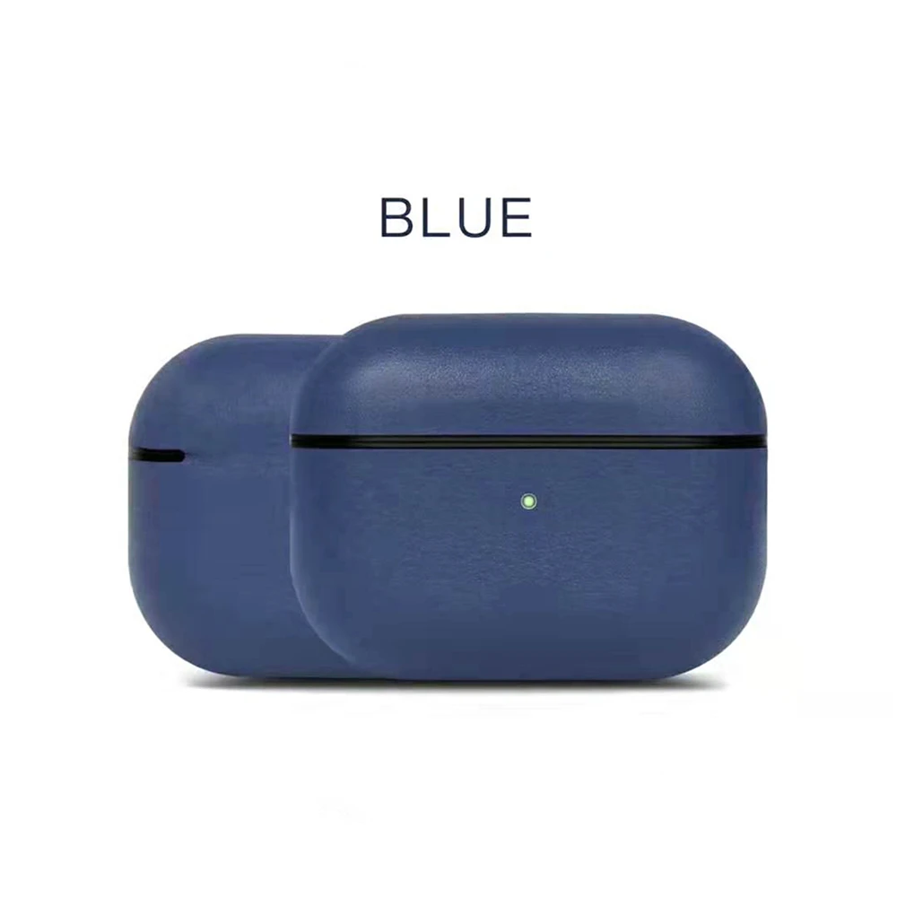 Защитный кожаный чехол для AirPods Pro 2019 наушников с Bluetooth сумка зарядки хранения Air