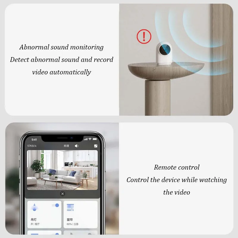

Aqara Smart Camera G2H Home 1080P Ultra HD Infrared Night Vision Mobile Phone Surveillance Camera