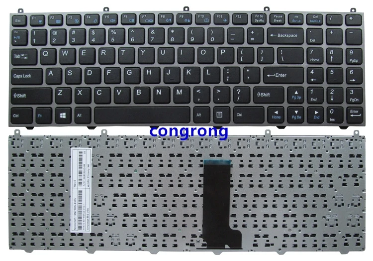 Английская клавиатура для ноутбука HASEE K590C K650C K650D-I5 I7 D1 D2 K570N-I3 I5D1 I7D1 CLEVO W650ET W650 W650SR
