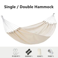 outdoor camping swing bed hammock hanging chair canvas fabric patio single double hammock travel camping hiking sleep swing