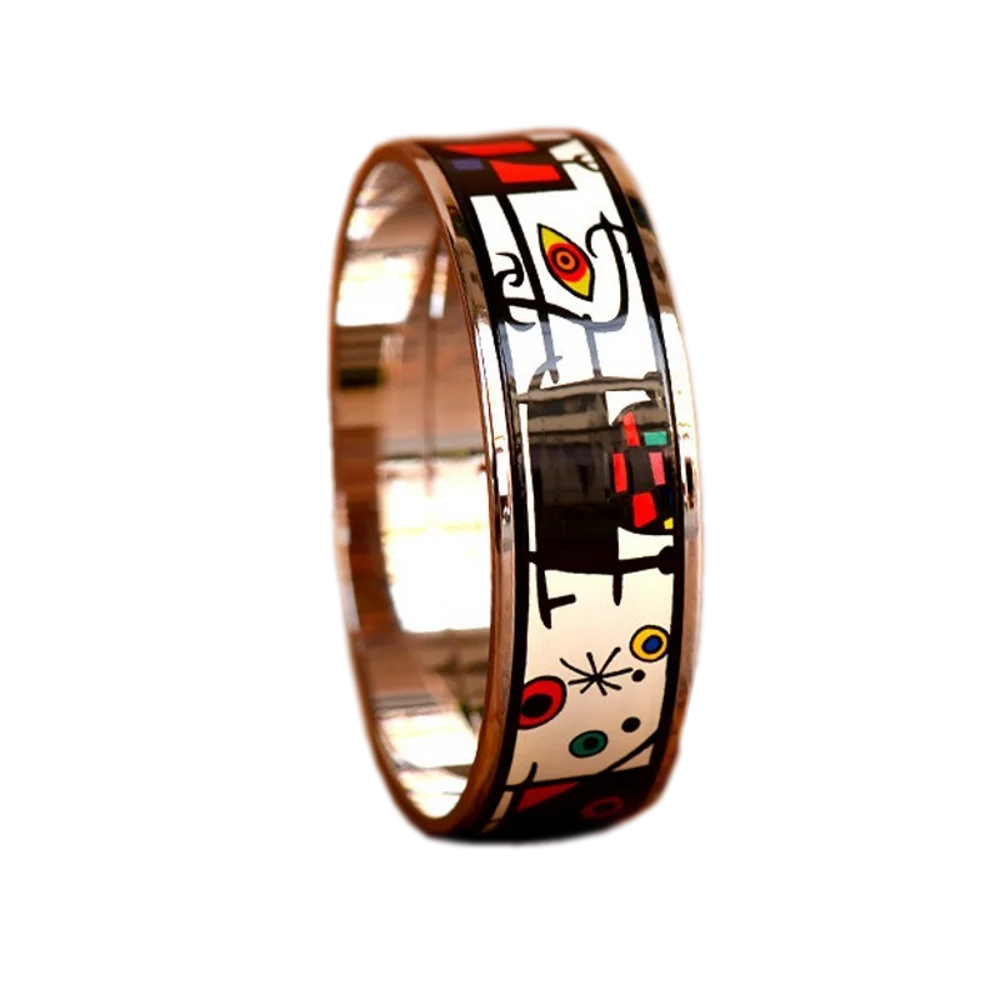 BOCAI 2020 новая модель браслет для женщин 3 см эмаль цвет ювелирных изделий Миро