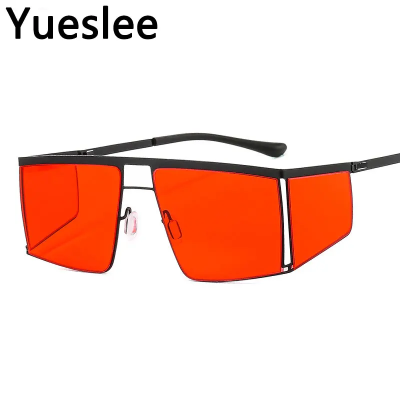 

49525 Metal Personality Luxury Sunglasses Men Women Fashion Shades Uv400 Vintage Glasses Men Sunglasses