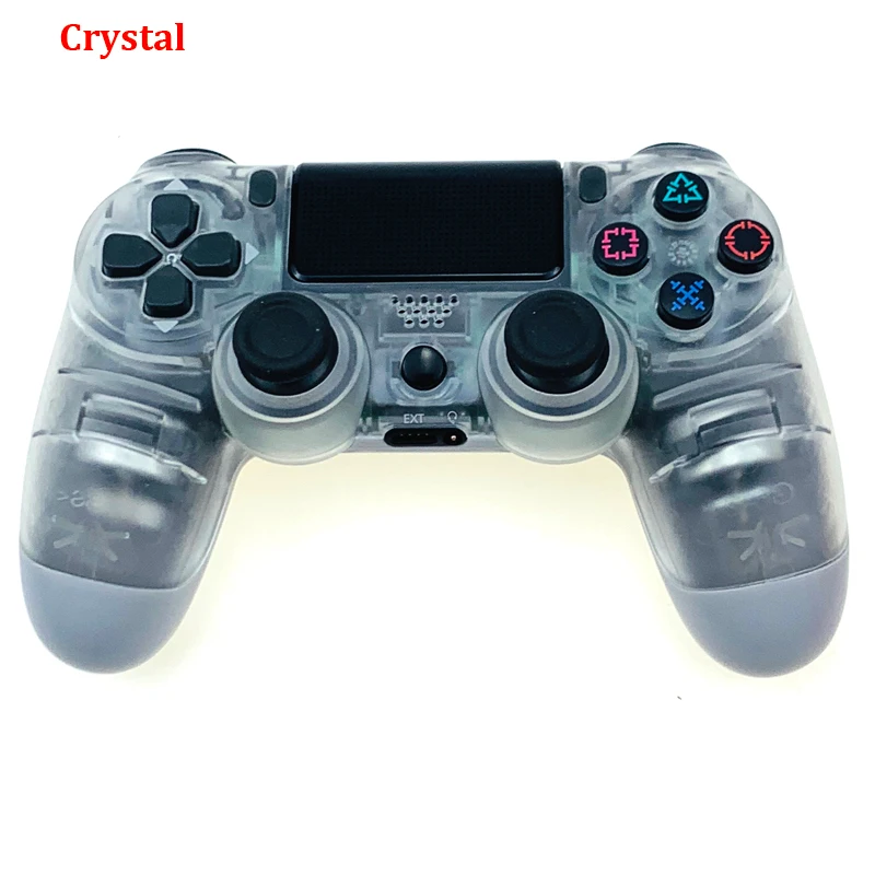 Crystal Для беспроводного геймпада контроллер для Playstation Dualshock PS4 4 Bluetooth джойстик геймпады для PS4/PS4 Pro Silm PS3 PC Игры - Цвет: Crystal