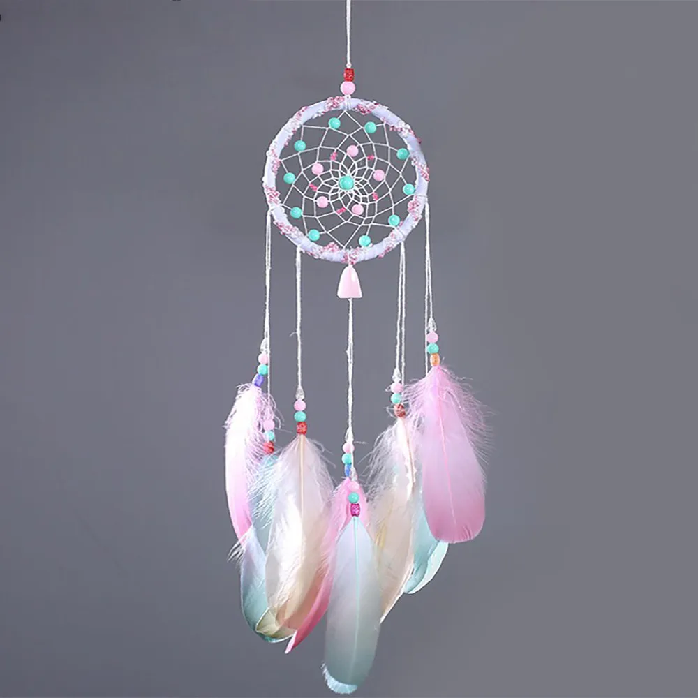 

Mermaid Dream Catcher Feather Dream Catchers Home Décor Wall Hanging For Nursery Bedroom Handmade Girl Birthday Gift Hanging