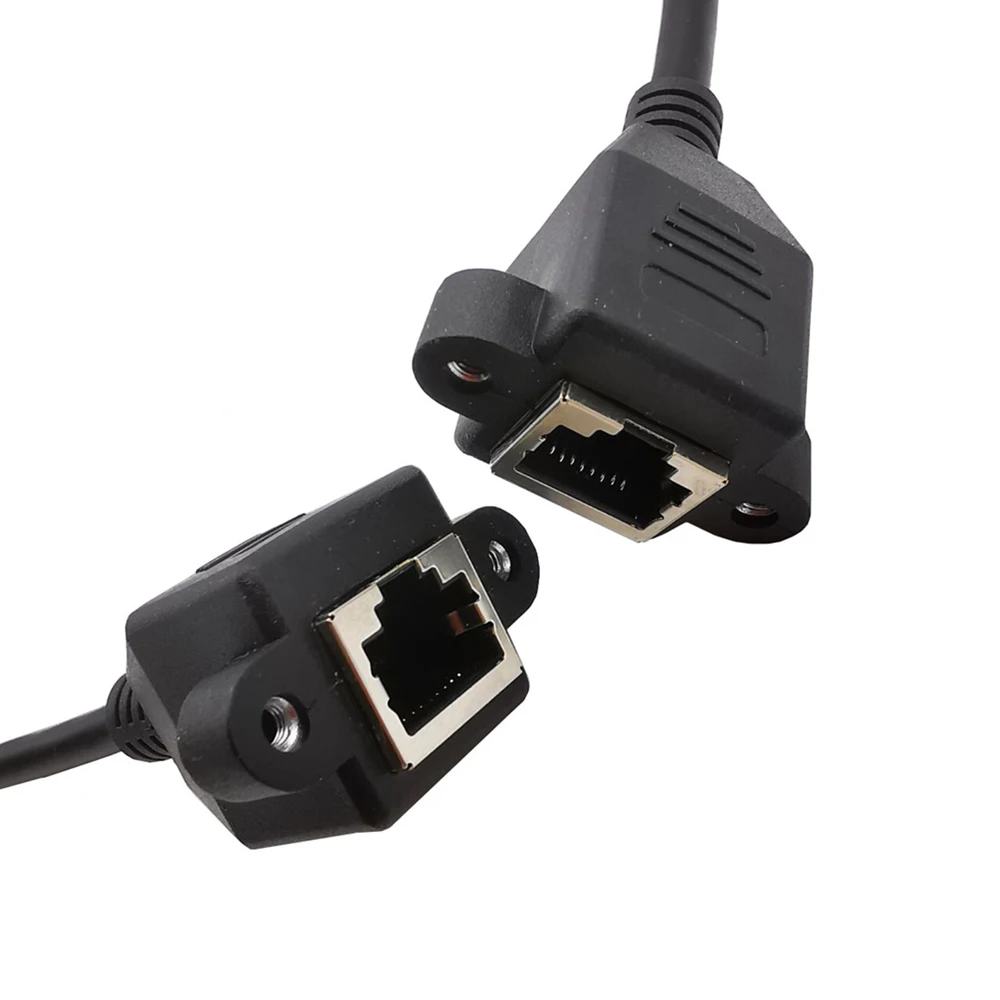 

RJ45 Coupler, in Line Coupler Cat5e Ethernet Cable Extender Adapter cable 0.3m
