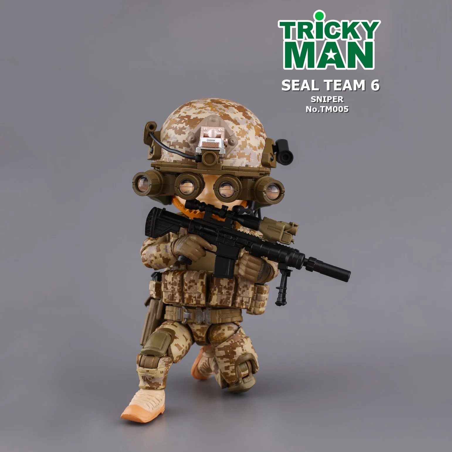 FigureBase TM005 FB 5 дюймов Tricky человек милый Seal Team 6 Снайпер Sharp-shooter фигурку хобби подарок