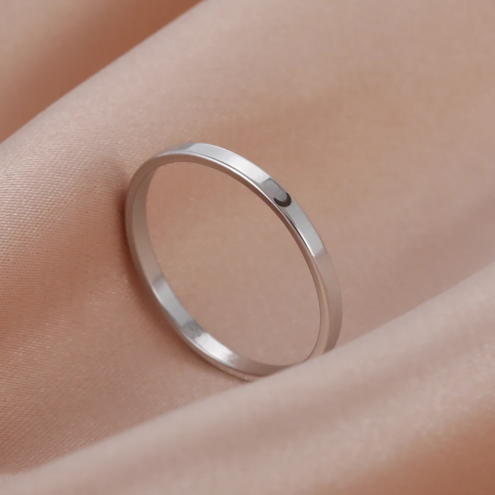 Skyrim простой солнце и луна любовь кольца для мужчин женщин из нержавеющей стали