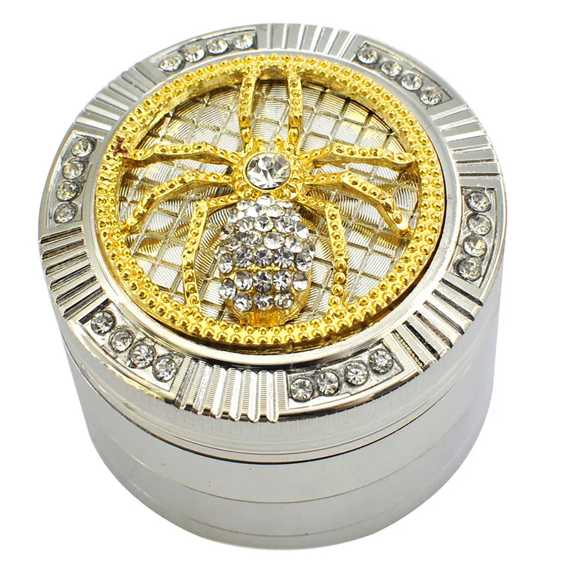 Дизайн в виде бриллианта насекомых мелких животных лягушка жернов для трав 50 мм