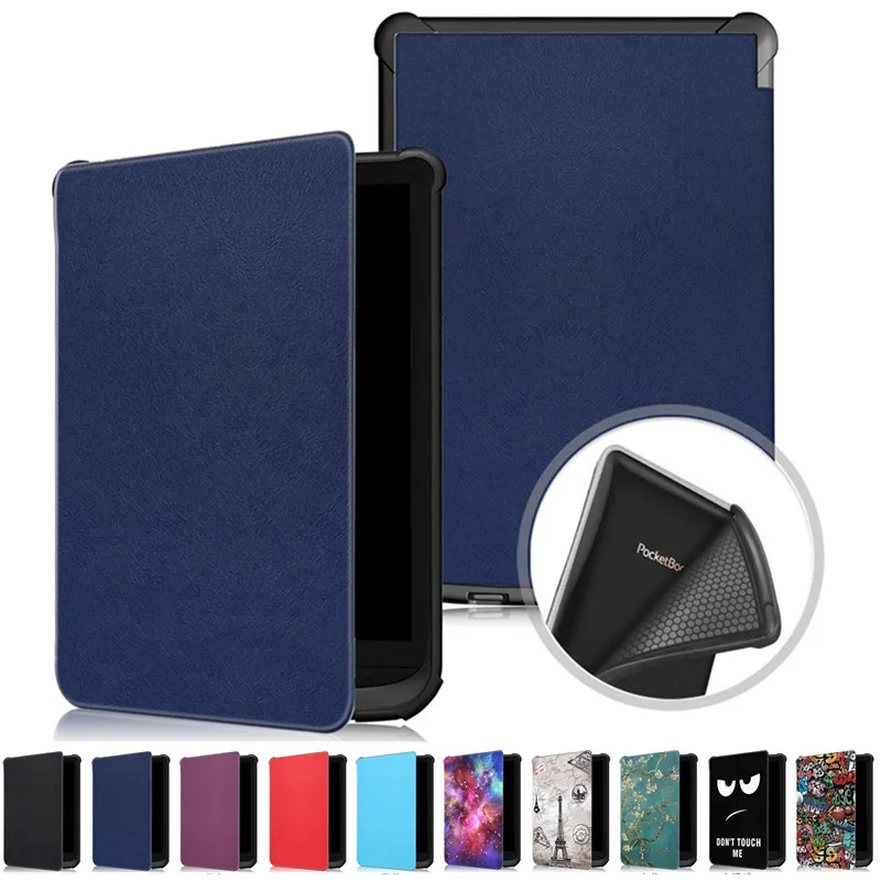 Модный чехол с рисунком для Pocketbook 616 Touch Lux 4 мягкий из ТПУ умный Pocket Book Basic 2 627 632