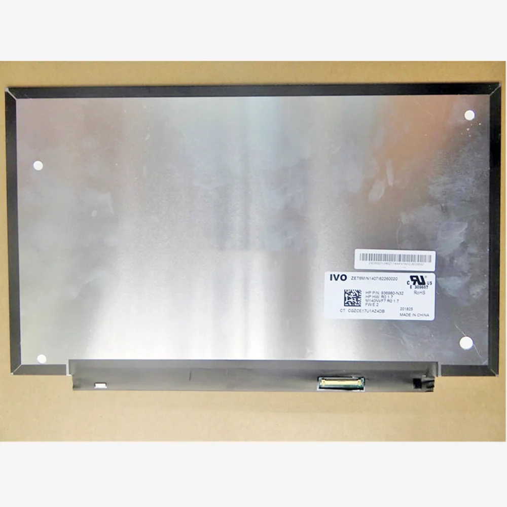 14-дюймовый M140NVF7 R0 1 7 P/N:936980-N32 светодиодный ЖК-экран IPS Full-HD 1920*1080 EDP 40Pin 120 Гц сменная
