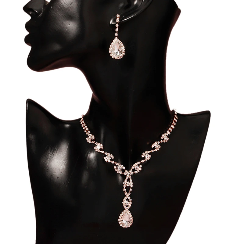 Комплект Украшений С Кристаллами Miallo Для Женщин Элегантное Свадебное Ожерелье И